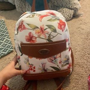 BOC MINI BACKPACK with flowers.